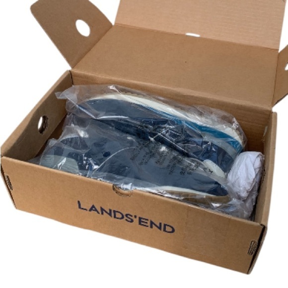 Lands' End Shoes - LANDSEND Wms Lace Up Y2K Retro Sneakers, Running, Gym, Athletic, Errand, Walking